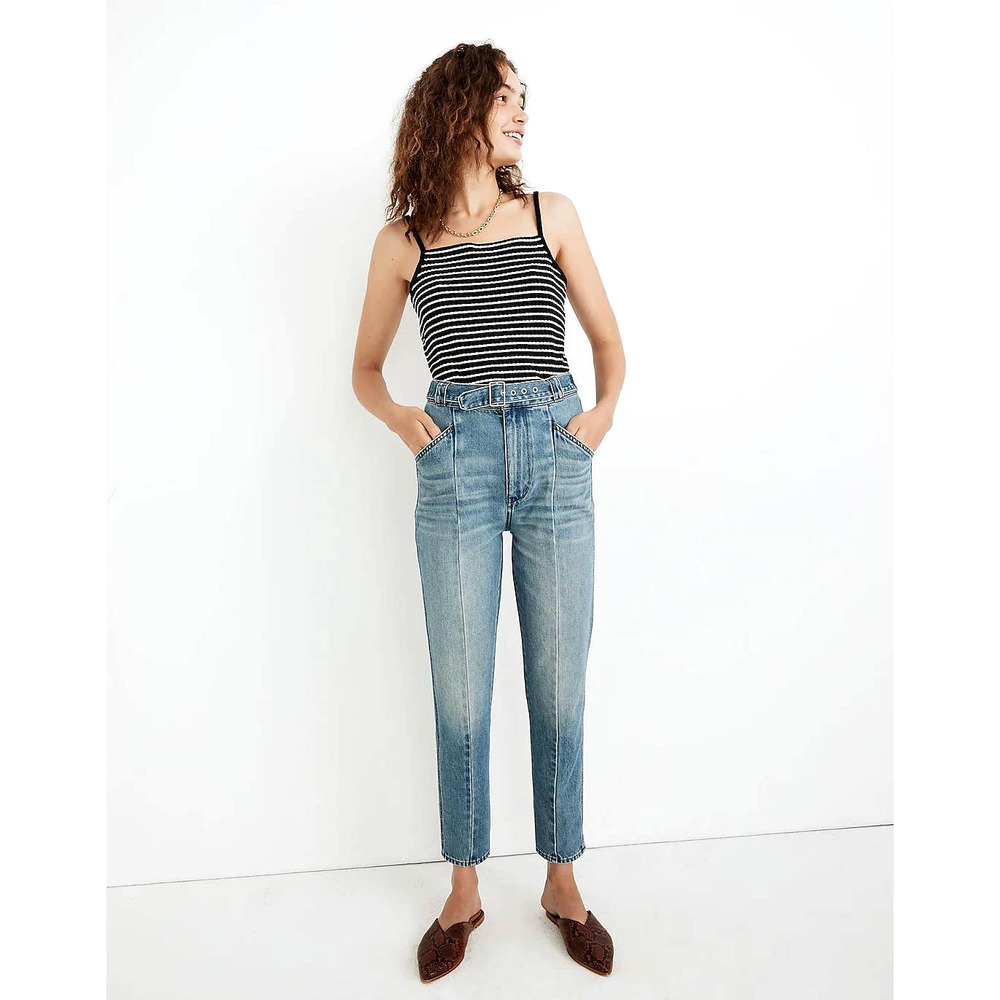 MADEWELL High-Rise Tapered Mom Jeans Rare 24
